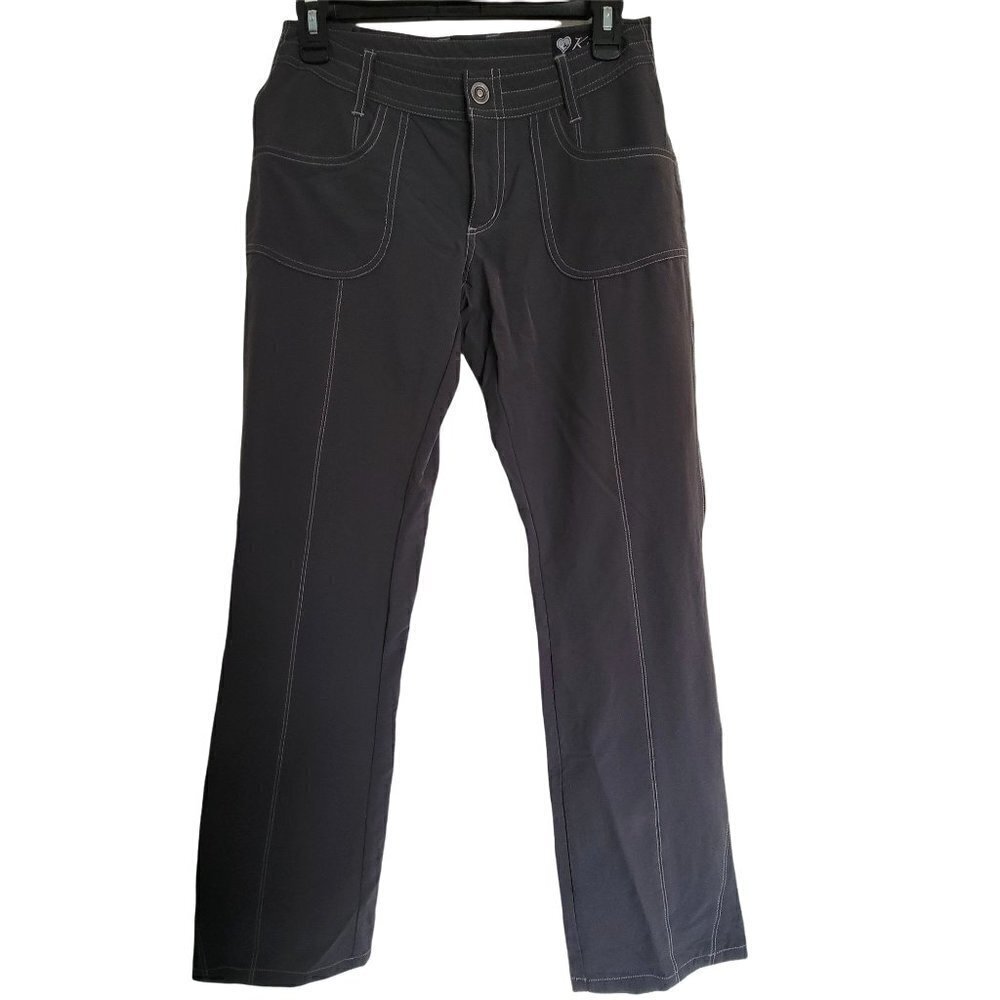 Kuhl Mountain Culture Gray Outdoor Active Hiking Long Track Cargo Style Pants 2